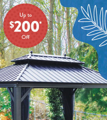 Up to $200 Off on selected gazebos